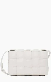 Túi Cassette padded Bottega Veneta nữ trắng